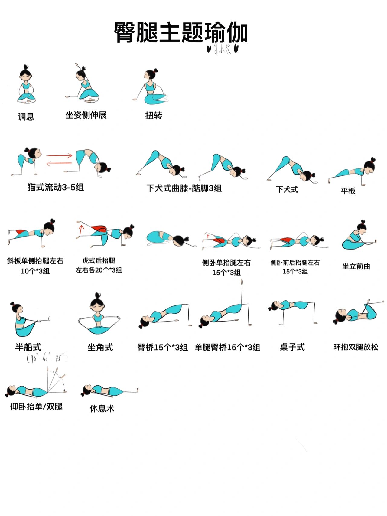 瑜伽：5个动作瘦大腿瑜伽体式出迷人翘臀线(图1)